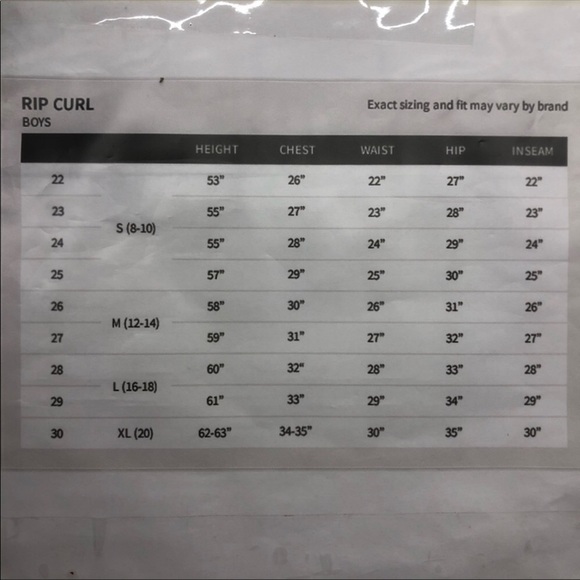 HP! Rip Curl Good Vibes Board Shorts NWT Boy’s Size Small - Picture 10 of 11